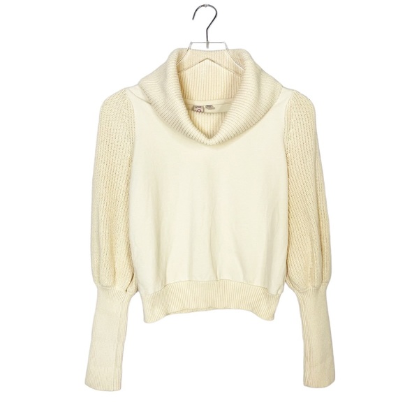 Anthropologie Dolan Cowl Neck Knit Pullover Top - Picture 3 of 7